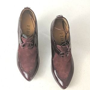Fidji maroon shoes